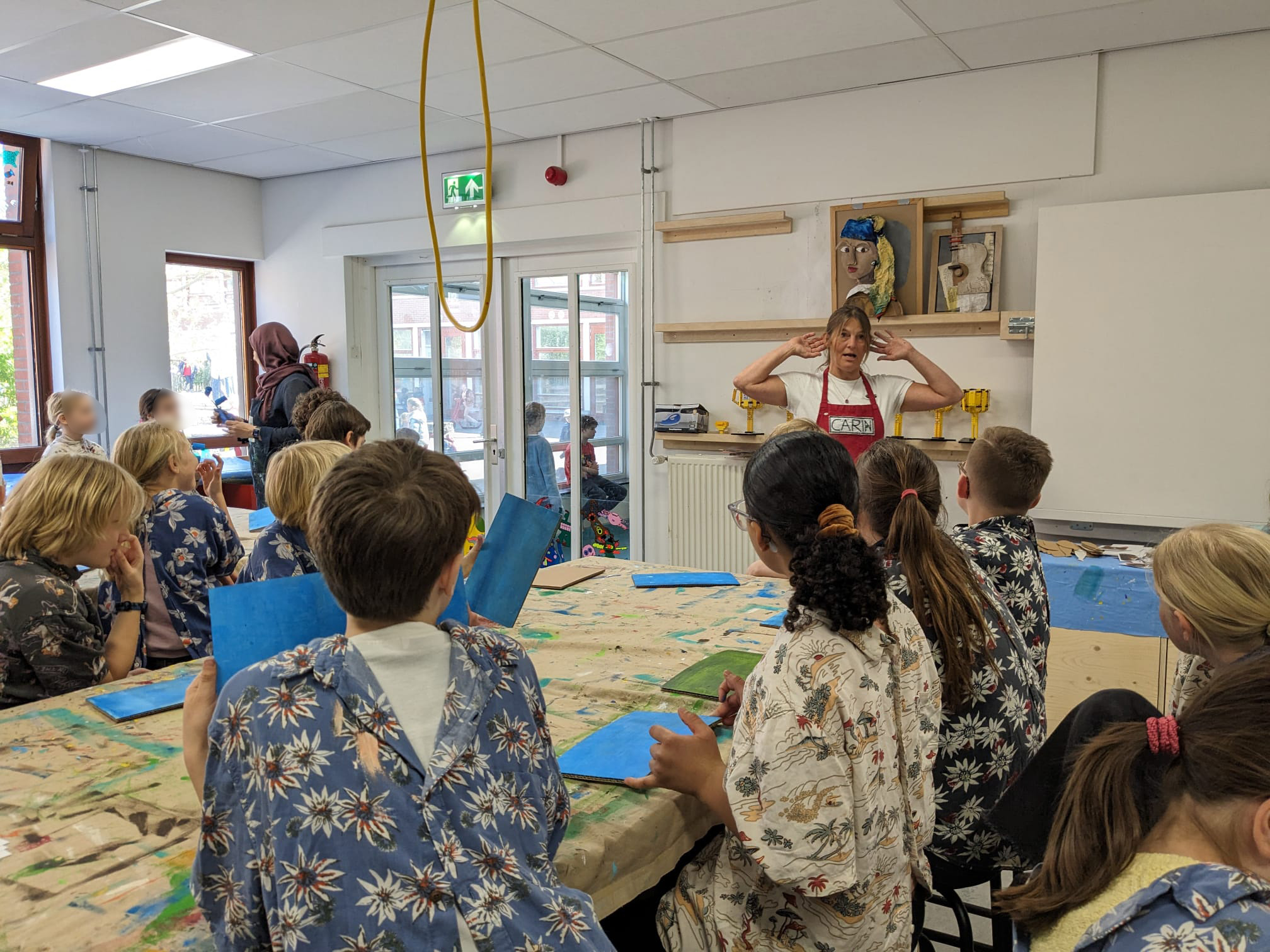 Les van Haags Kunstatelier op Willem de Zwijgerschool in Den Haag